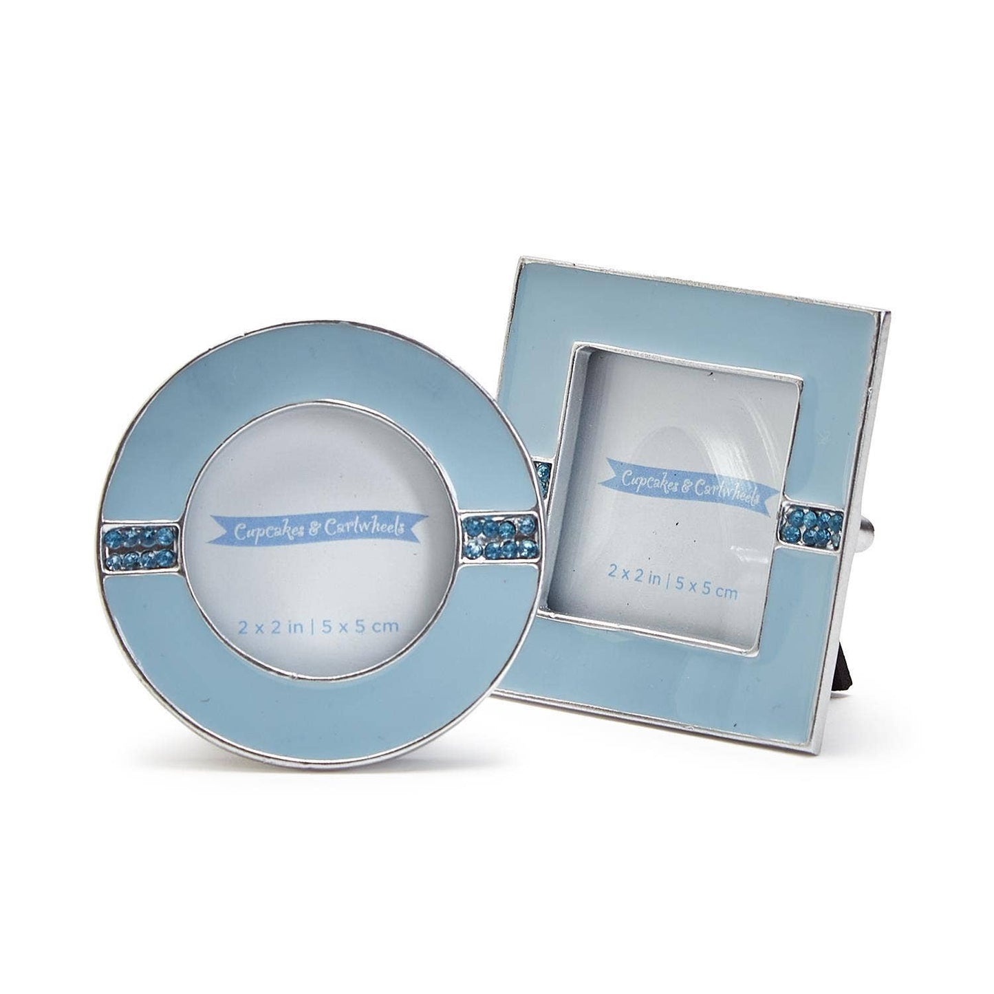 P65 Enamel and Jewels Photo Frame Assorted 2 Styles in 2 Colors
