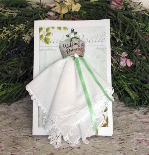 Wedding Prayer Keepsake Hanky Card
