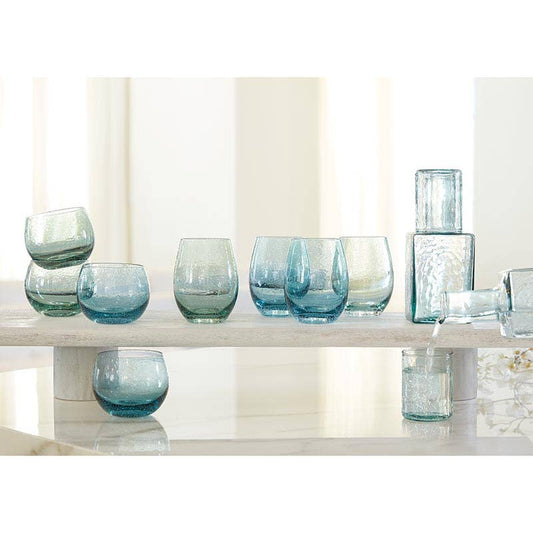 Santa Barbara Seeded Roly Poly - Blue