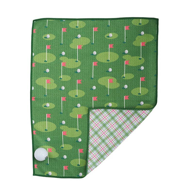 Once Again Home Enjoy Towel - Putt on the Tee
