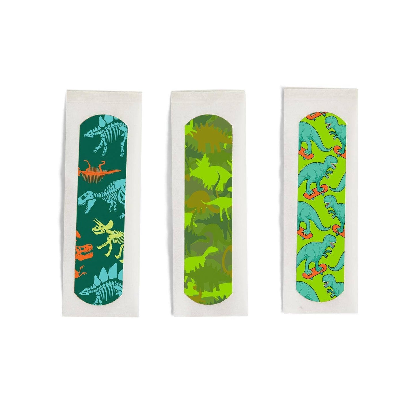 Cupcakes & Cartwheels 30 Pc Dinosaur Bandages in Gift Box Asst 3 Designs