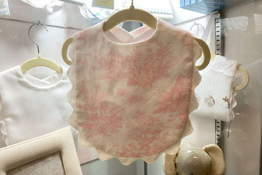 Jan Sevadjian Baby Bib French Toile