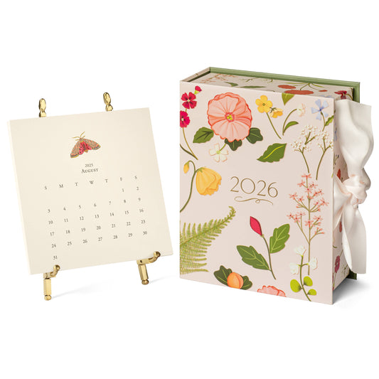 Karen Adams 2026 Classic Desk Calendar (17mth.)
