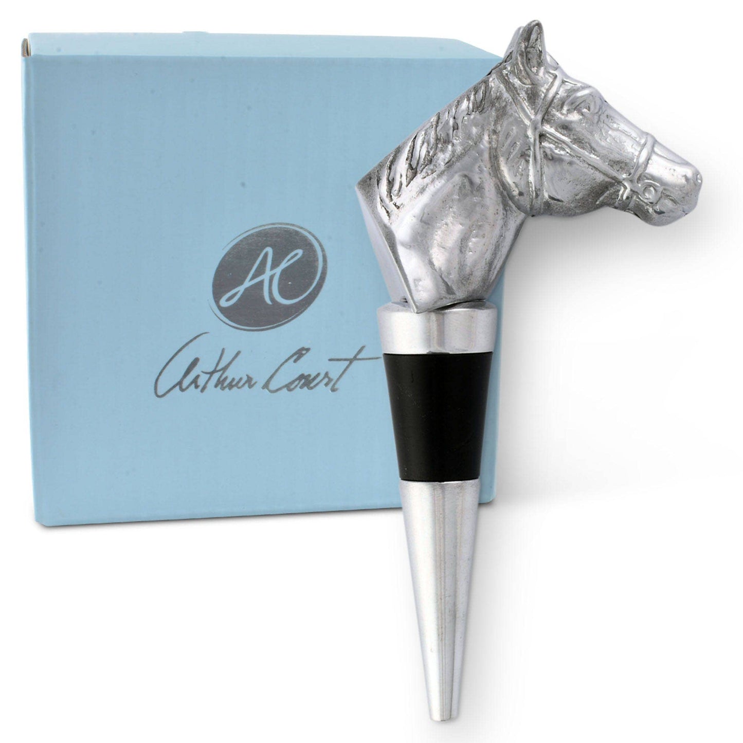 Arthur Court Bottle Stopper - Horse Head