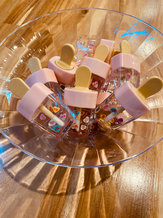 Conversation Heart Lip Gloss