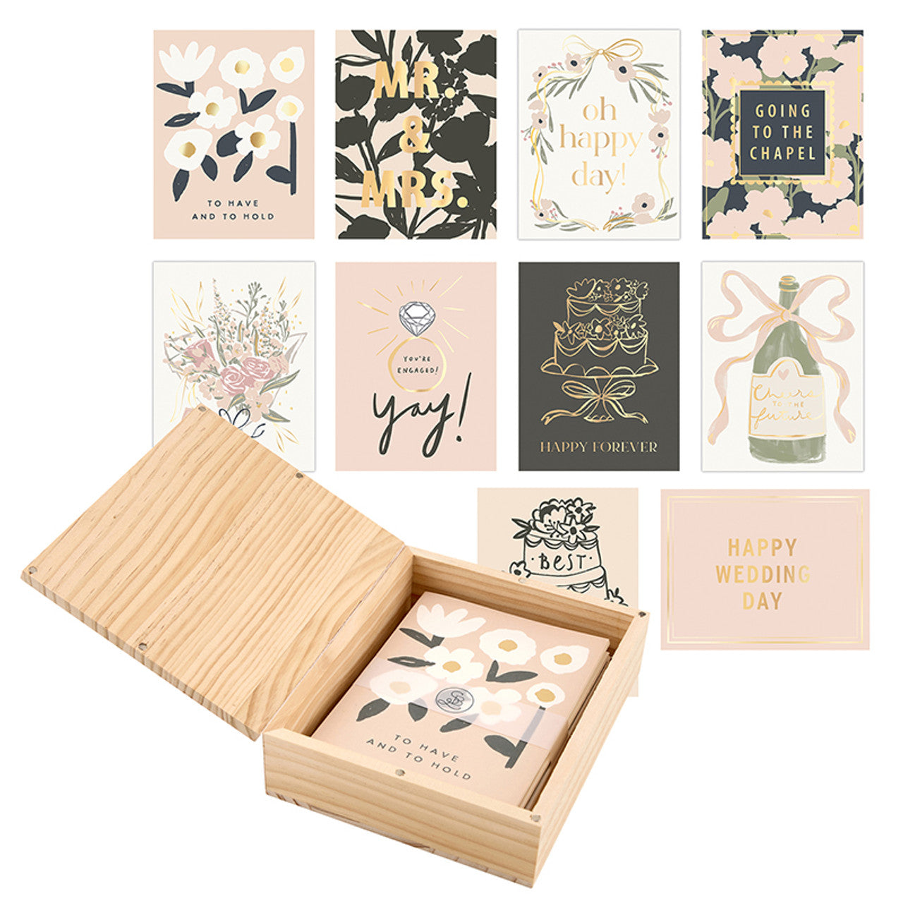 Santa Barbara Wood Box Notes Set