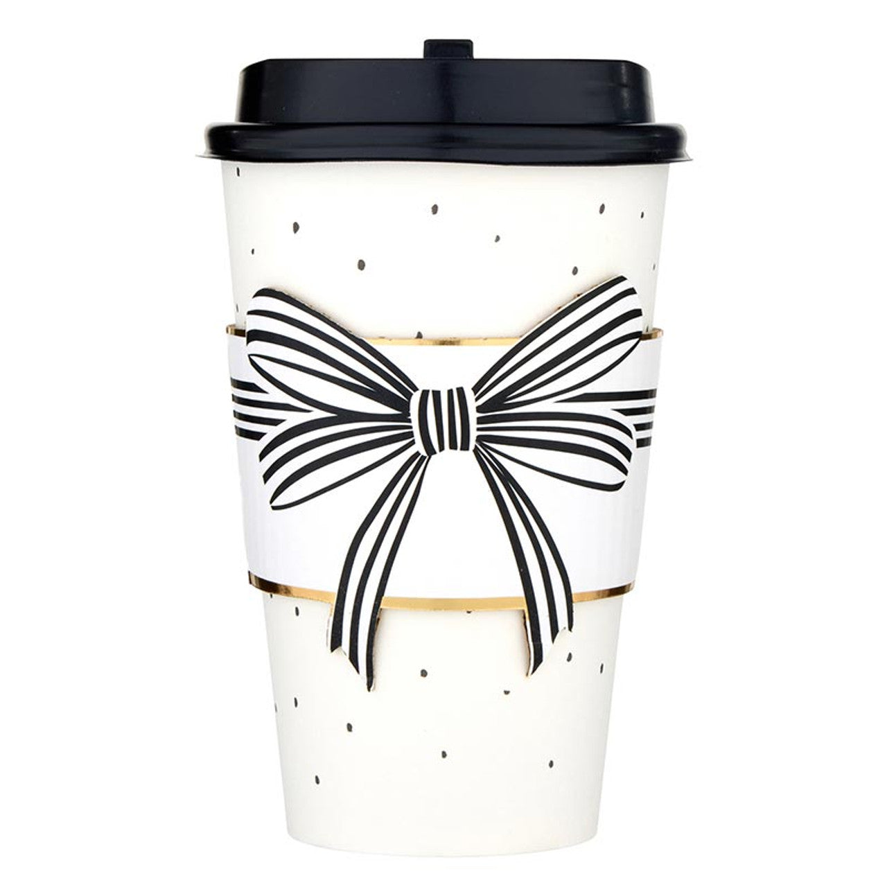 Santa Barbara Black Bow To-Go Cups