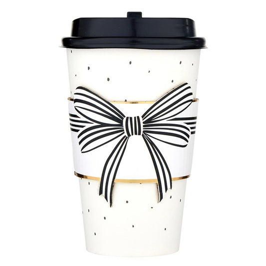 Santa Barbara Black Bow To-Go Cups
