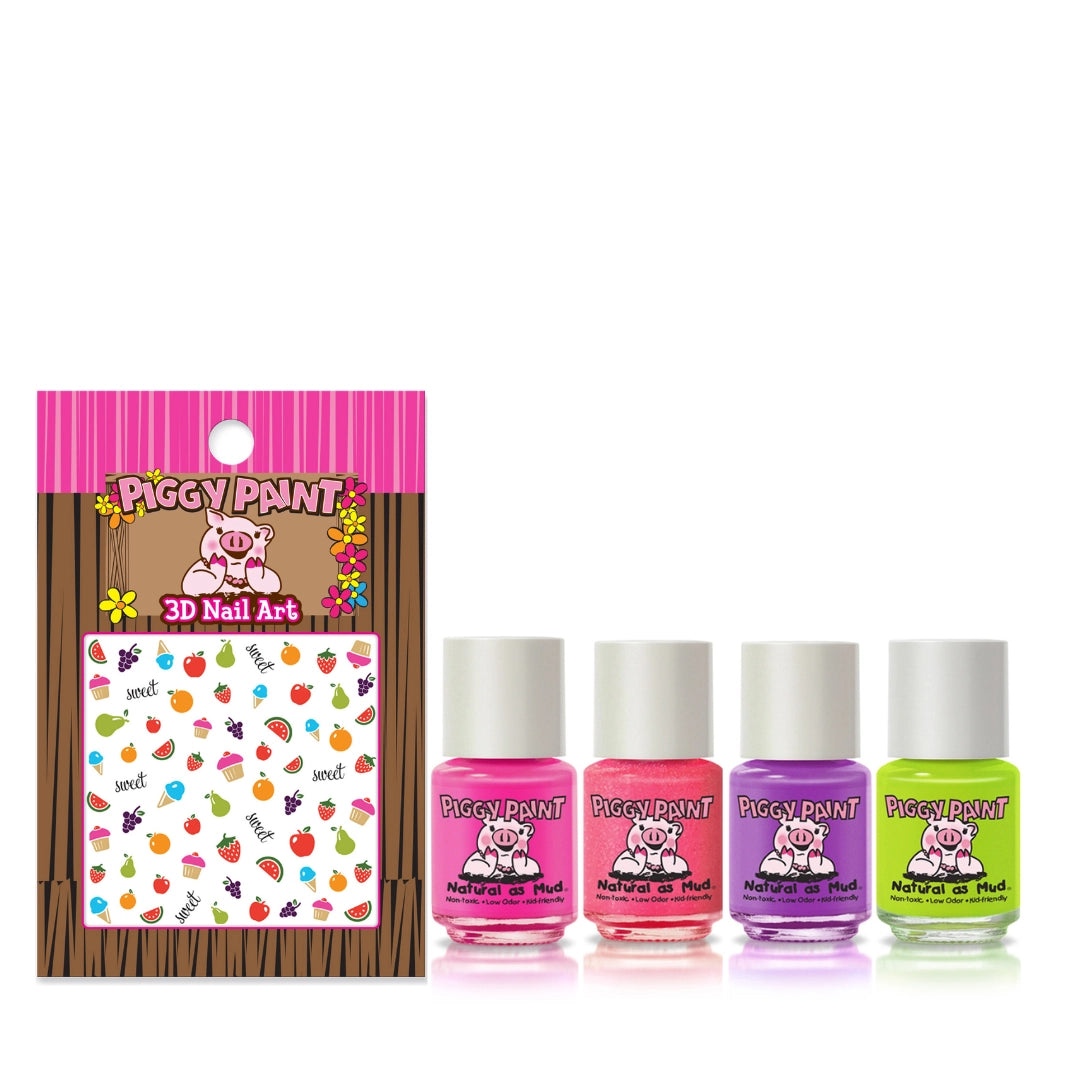 Piggy Paint Gift Set Non-Toxic Kids Nail Polish