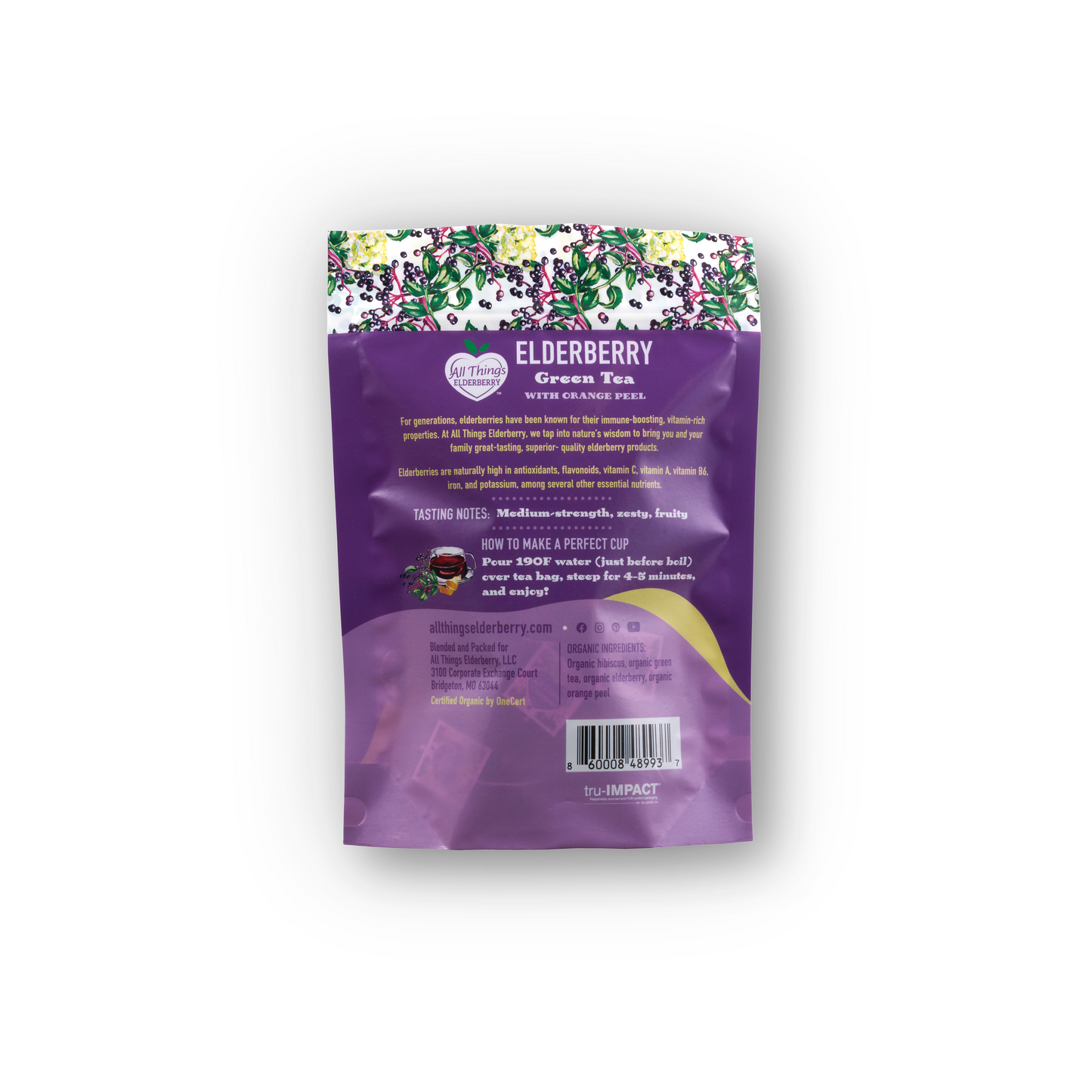 All Things Elderberry - Elderberry Green Tea