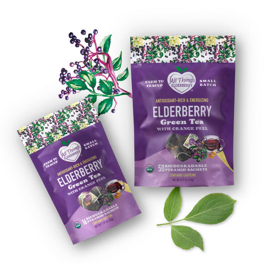 All Things Elderberry - Elderberry Green Tea