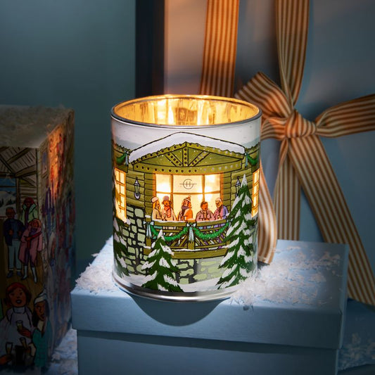 Glasshouse Christmas White Christmas Candle, 13.4oz