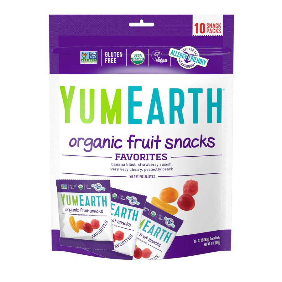 YUMEARTH Organic & Gluten Free Tropical Fruit Snacks