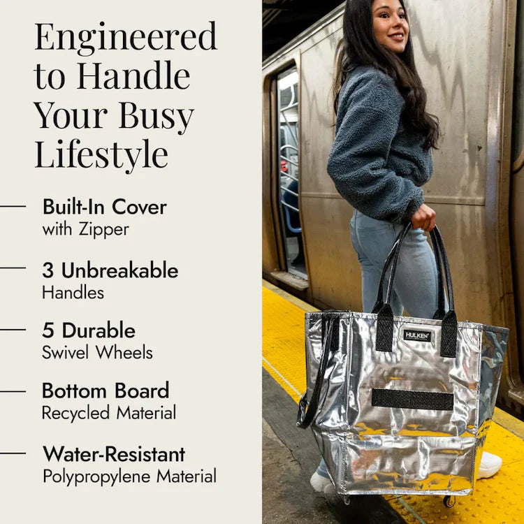 HULKEN Original Rolling Tote Bag