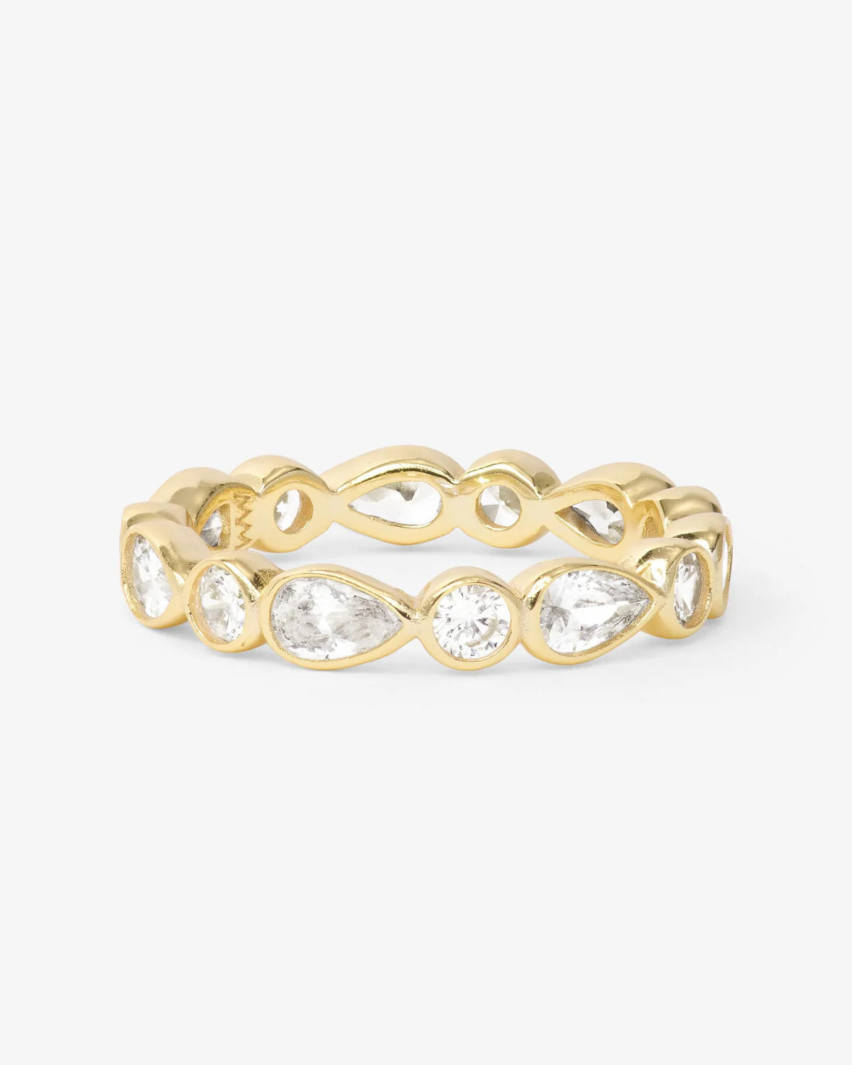 Melinda Maria Isla Ring, Gold/White