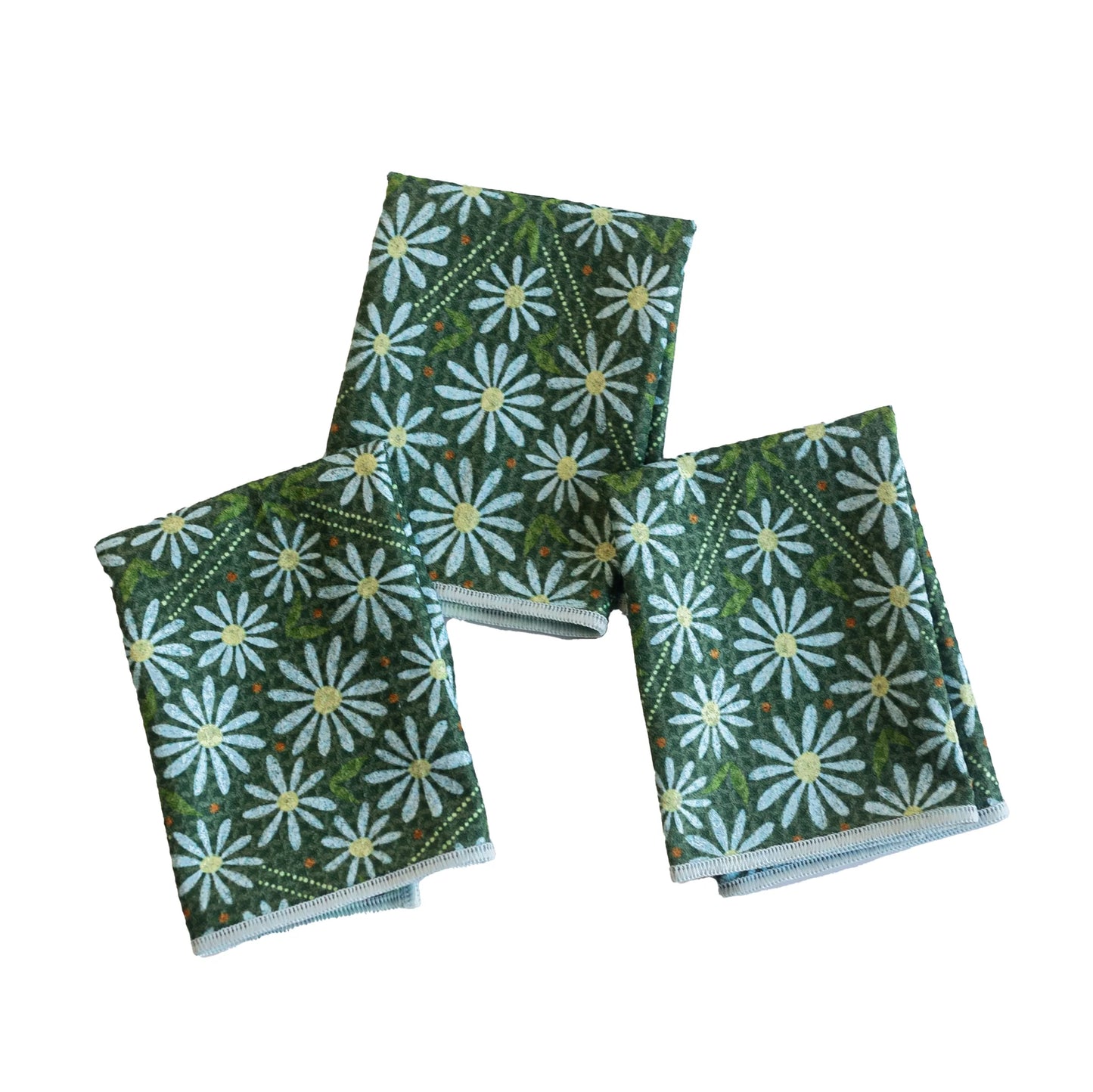 Once Again Home Mighty Mini Towel (Set 3) Reversible First Light Eden Green