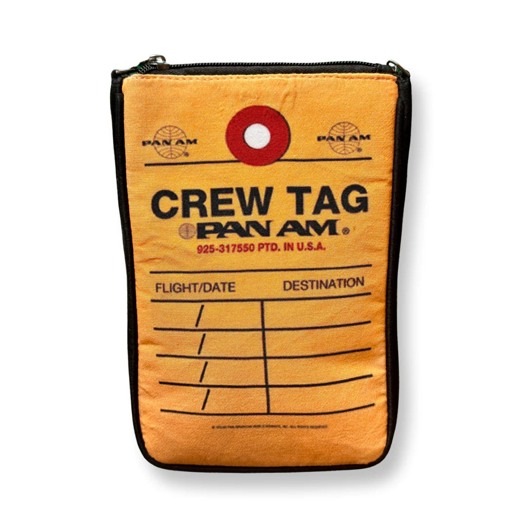 David Jeffery Crossbody Bag - Pan Am Crew Tag