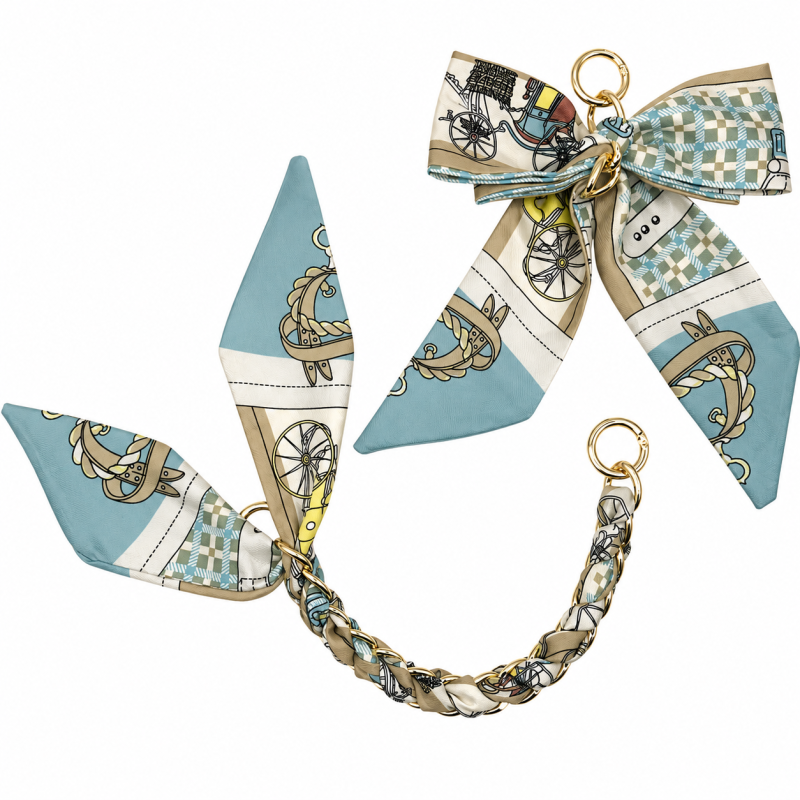 KP Silk Bow Chain Charm