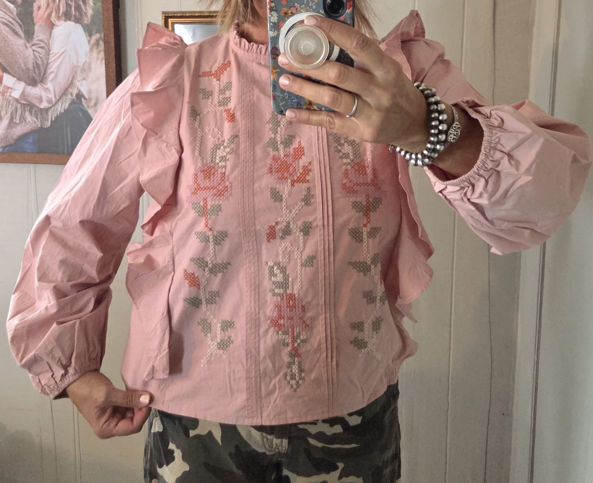 Vintage Rose Blouse