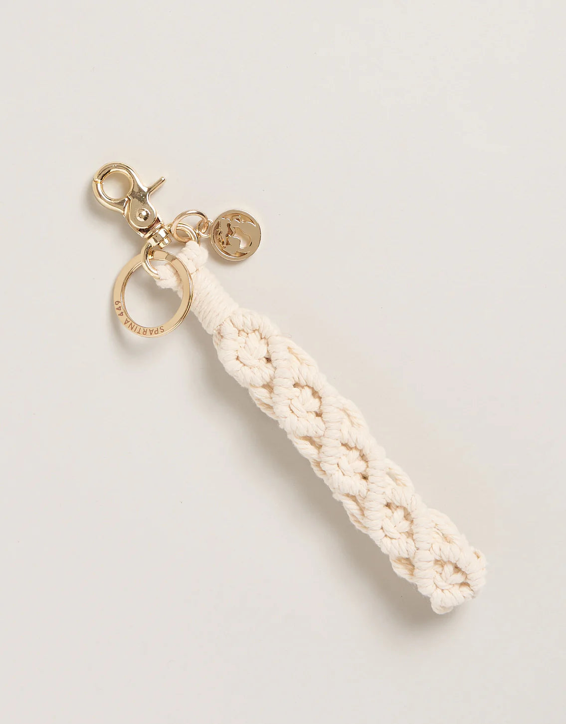Spartina Macrame Wristlet Keychain