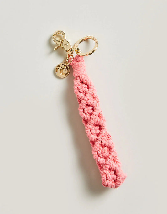 Spartina Macrame Wristlet Keychain