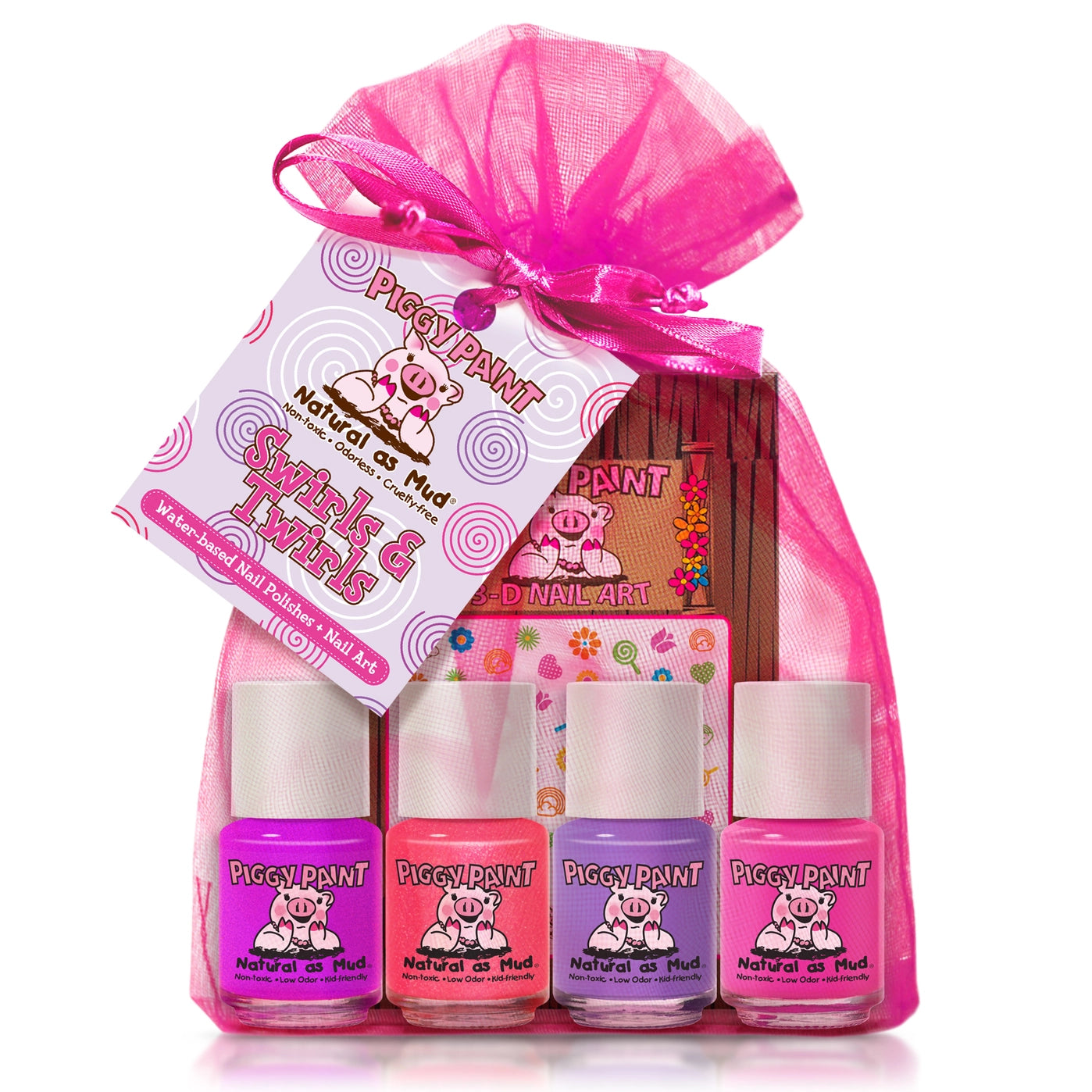 Piggy Paint Gift Set Non-Toxic Kids Nail Polish