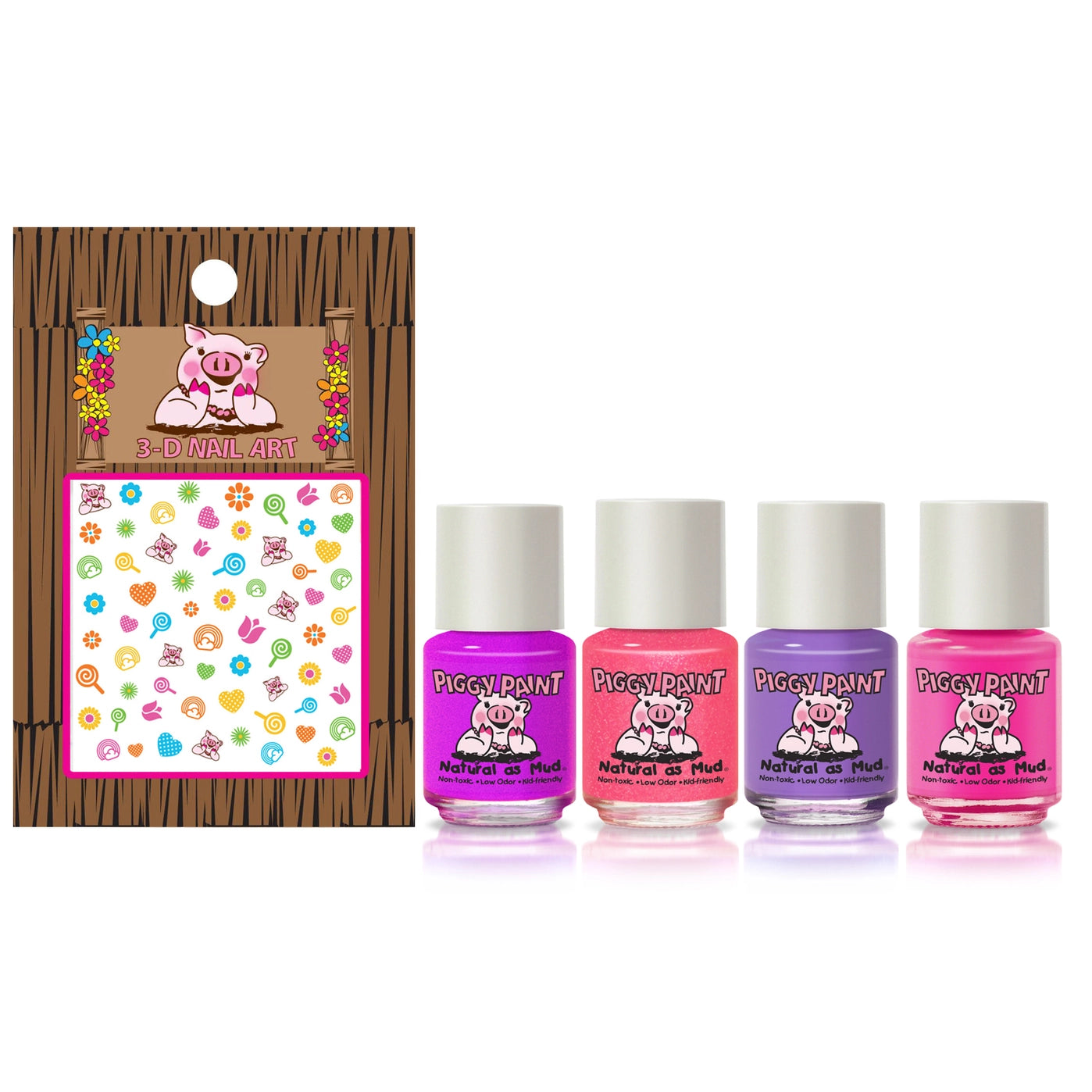 Piggy Paint Gift Set Non-Toxic Kids Nail Polish