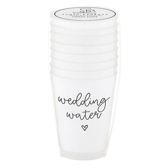Santa Barbara Wedding Water Cups