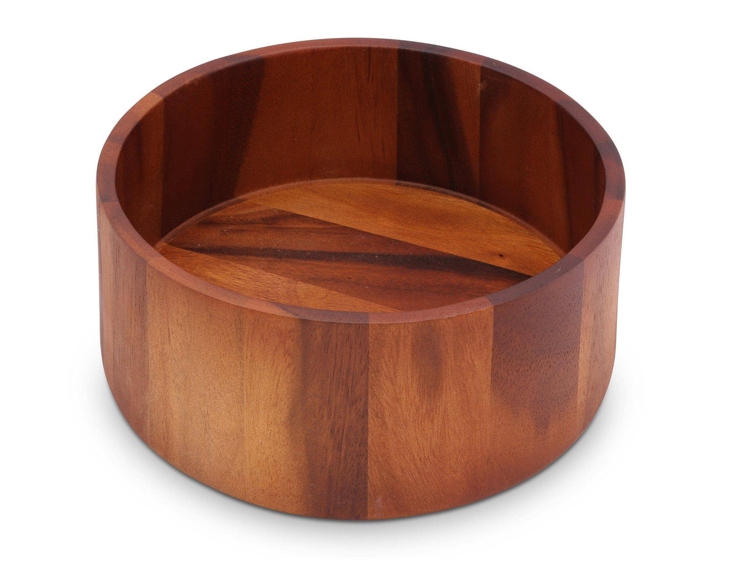 Arthur Court Tulip Shape Acacia Wood Salad Bowl Large