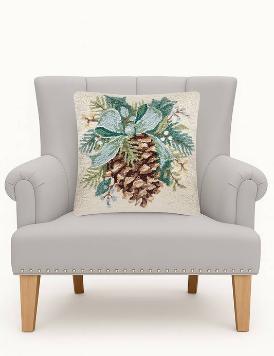 Peking Handicraft Pine Hook Pillow