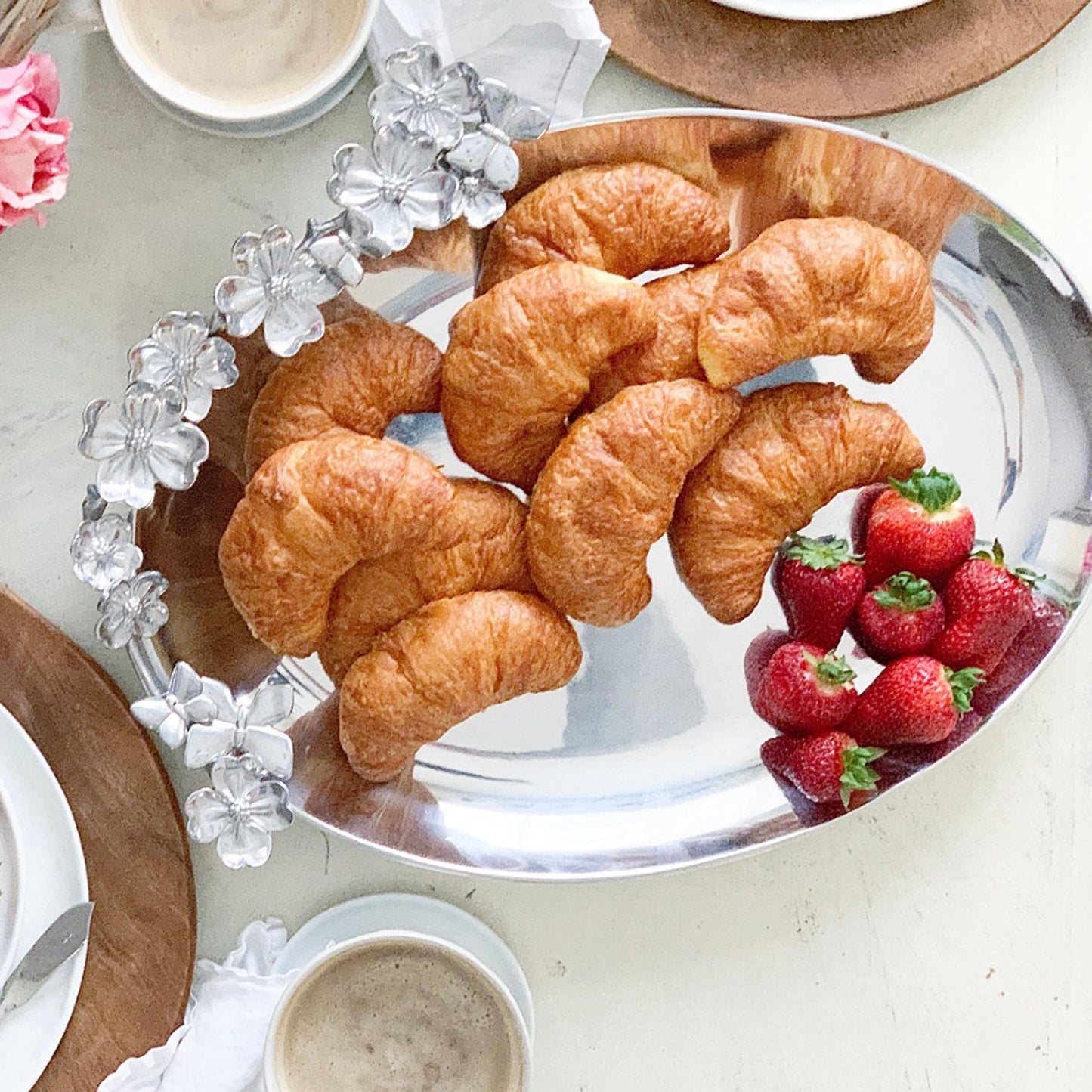 Butterfly Dogwood Platter