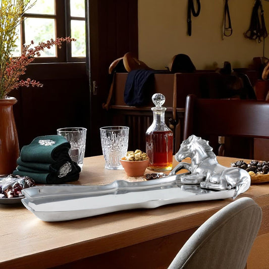 Horse Figural Platter