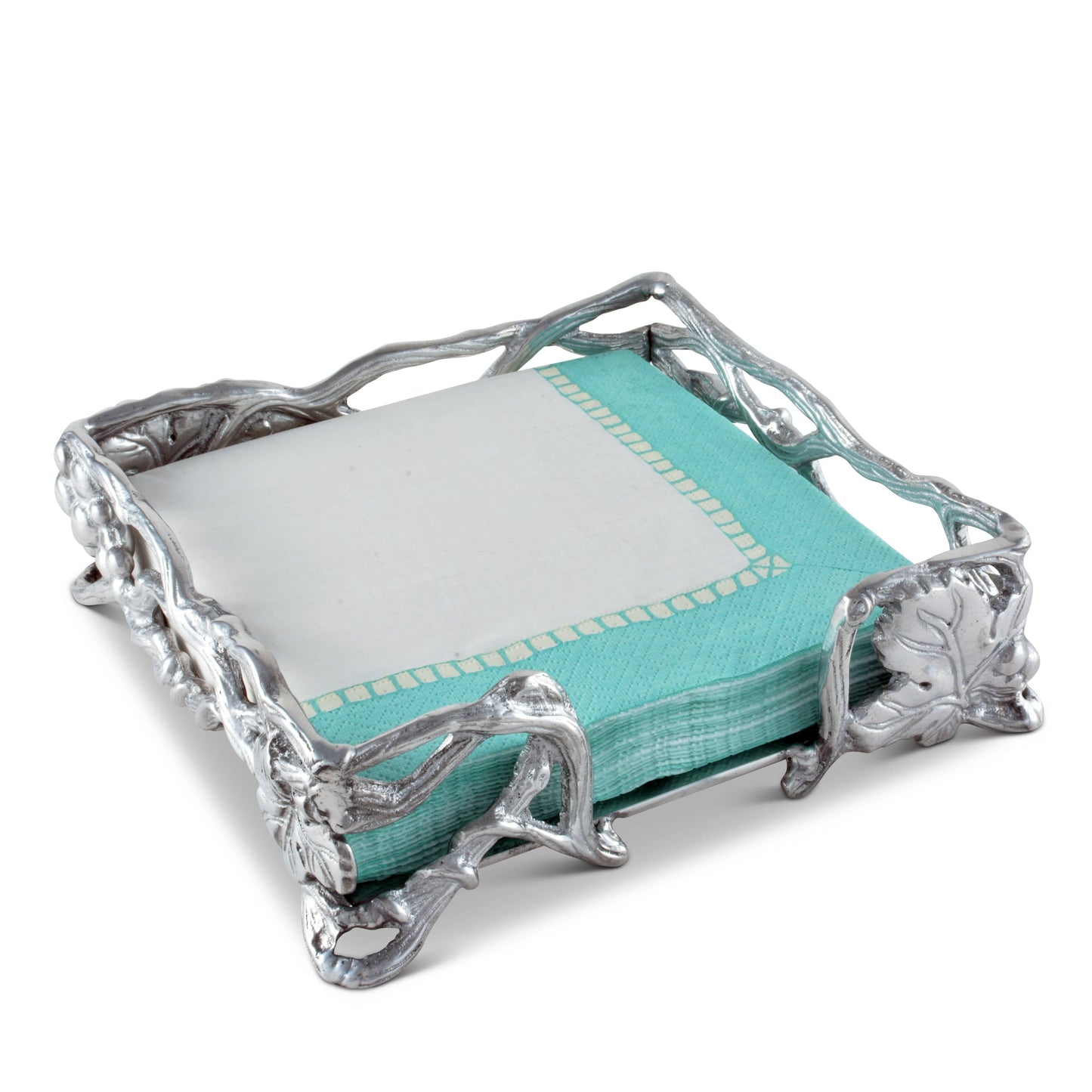 Grape Open Vine Napkin Box
