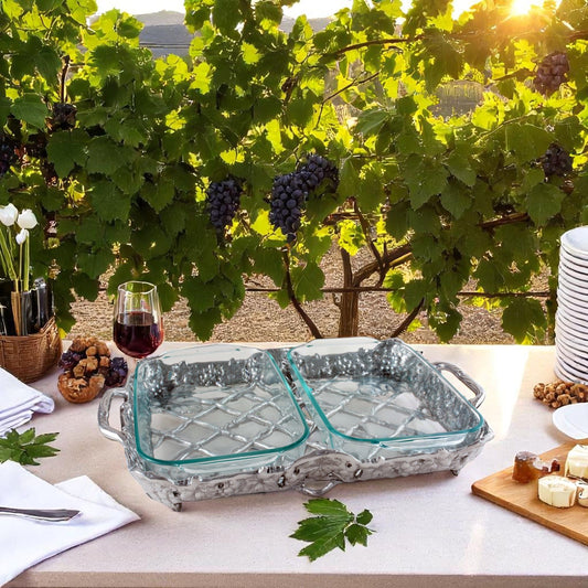 Grape Pyrex Holder 2qt