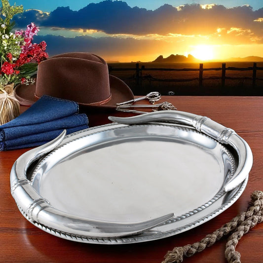 Longhorn Oval Platter