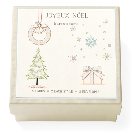 Karen Adams White Wreath Individual Gift Enclosure