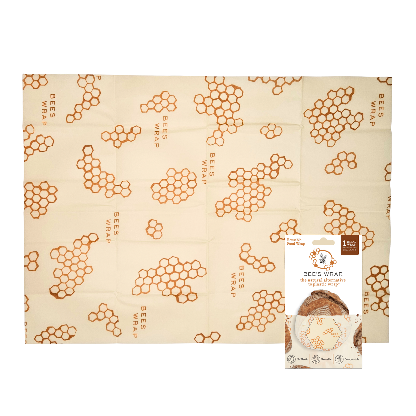Bee’s Wrap® Bread Wrap - Honeycomb