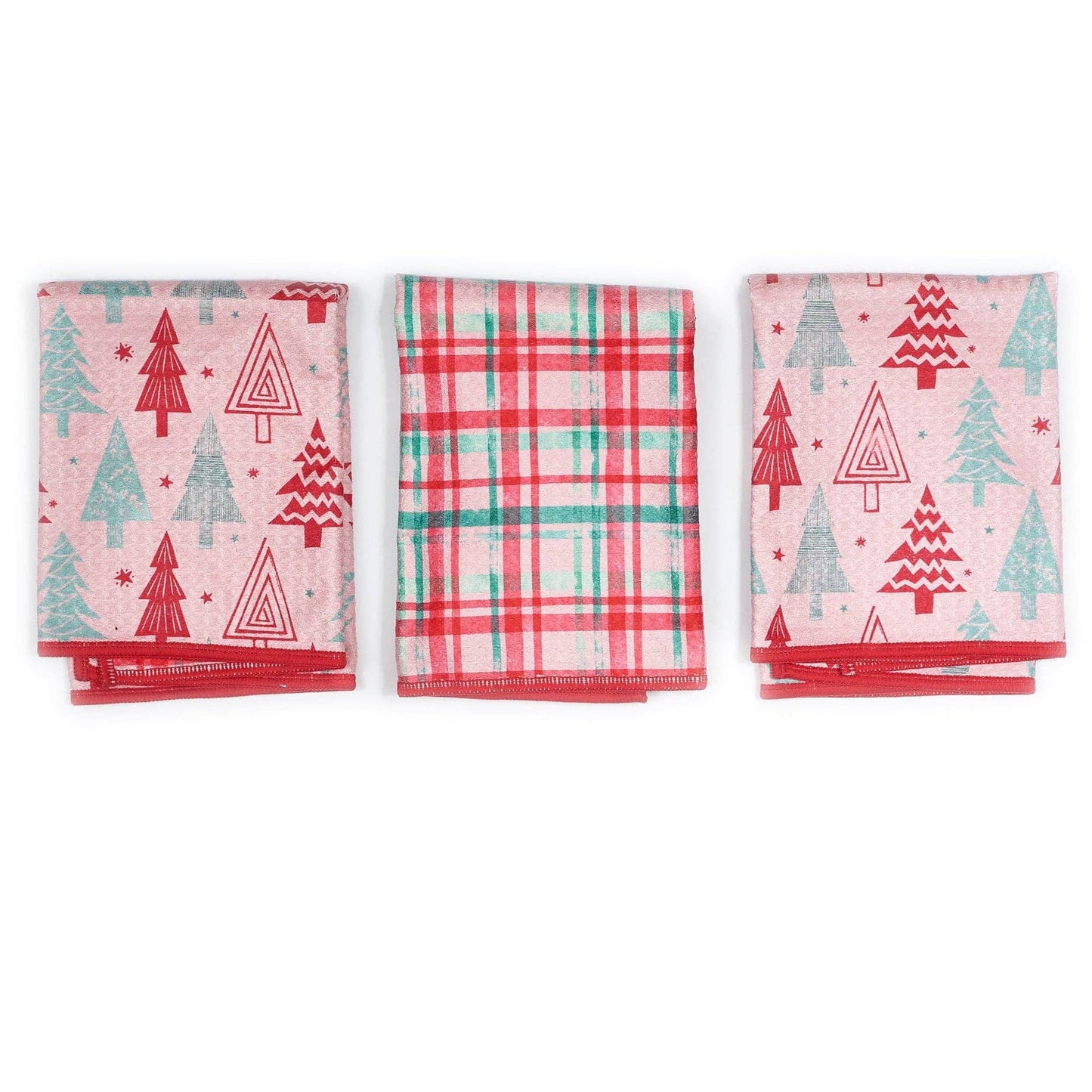 Once Again Home Mighty Mini Towel (Set of 3) Reversible - Marie Le Moal Twinkling Trees