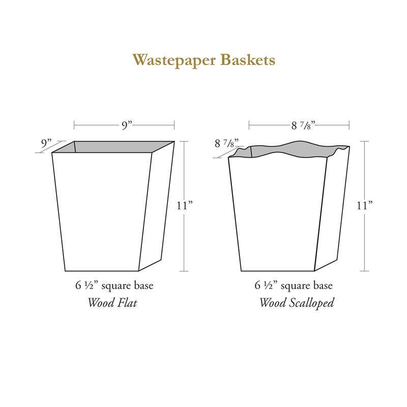 Marye-Kelley Orange Champagne Please On White Wastepaper Basket