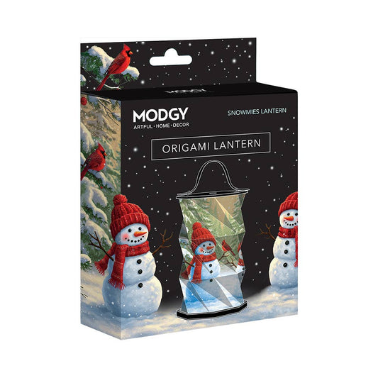 Modgy Snowmies Origami Lantern