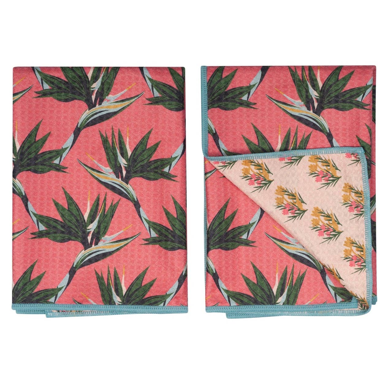 Once Again Home Double Duty (set of 2) reversible - Bird of Paradise