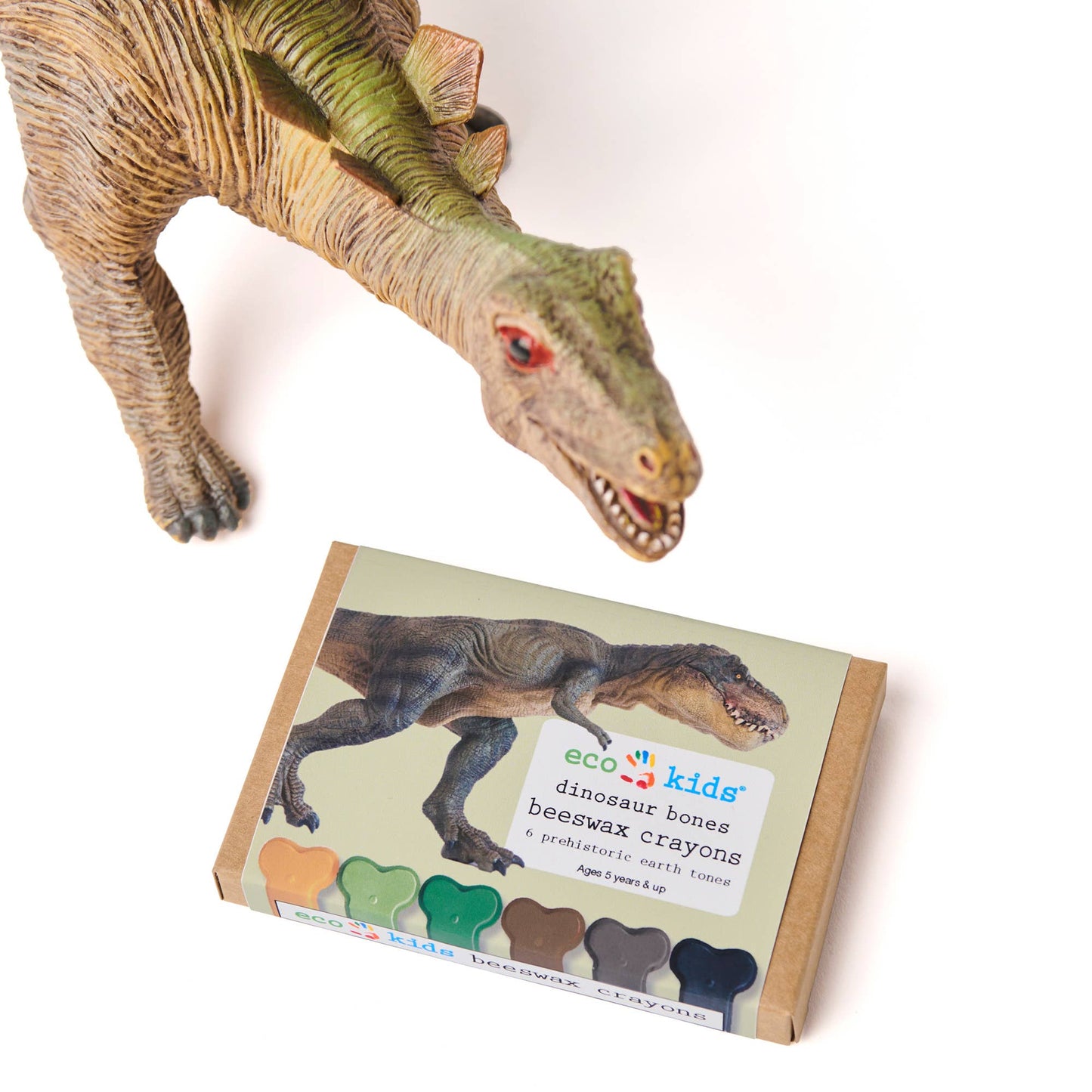Eco-Kids Beeswax crayons - dinosaur bone