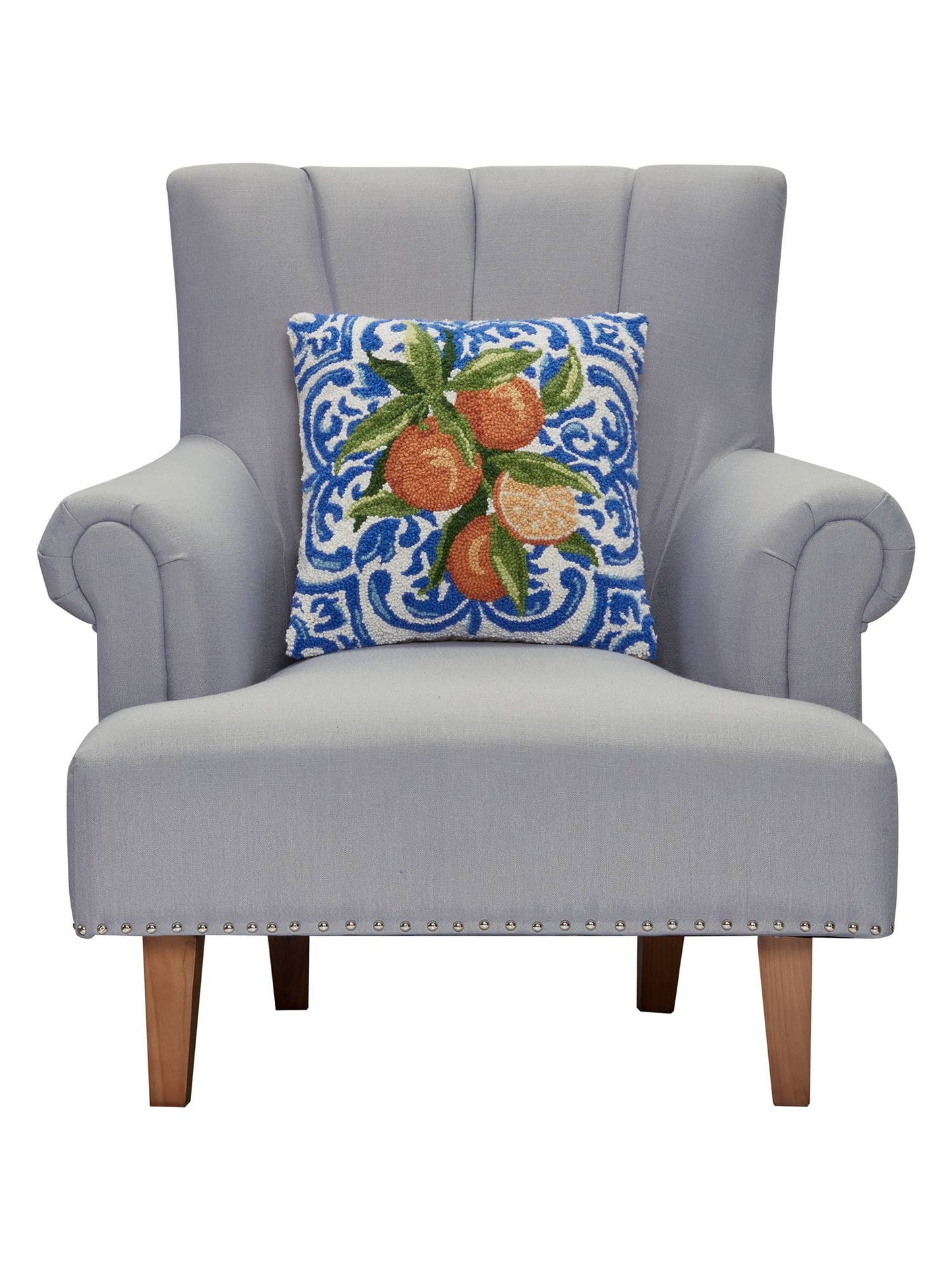 Peking Handicraft Mediterranean Oranges Hook Pillow