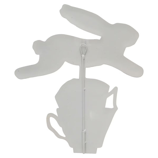 Round Top Gallery Bunny in Teacup Stake