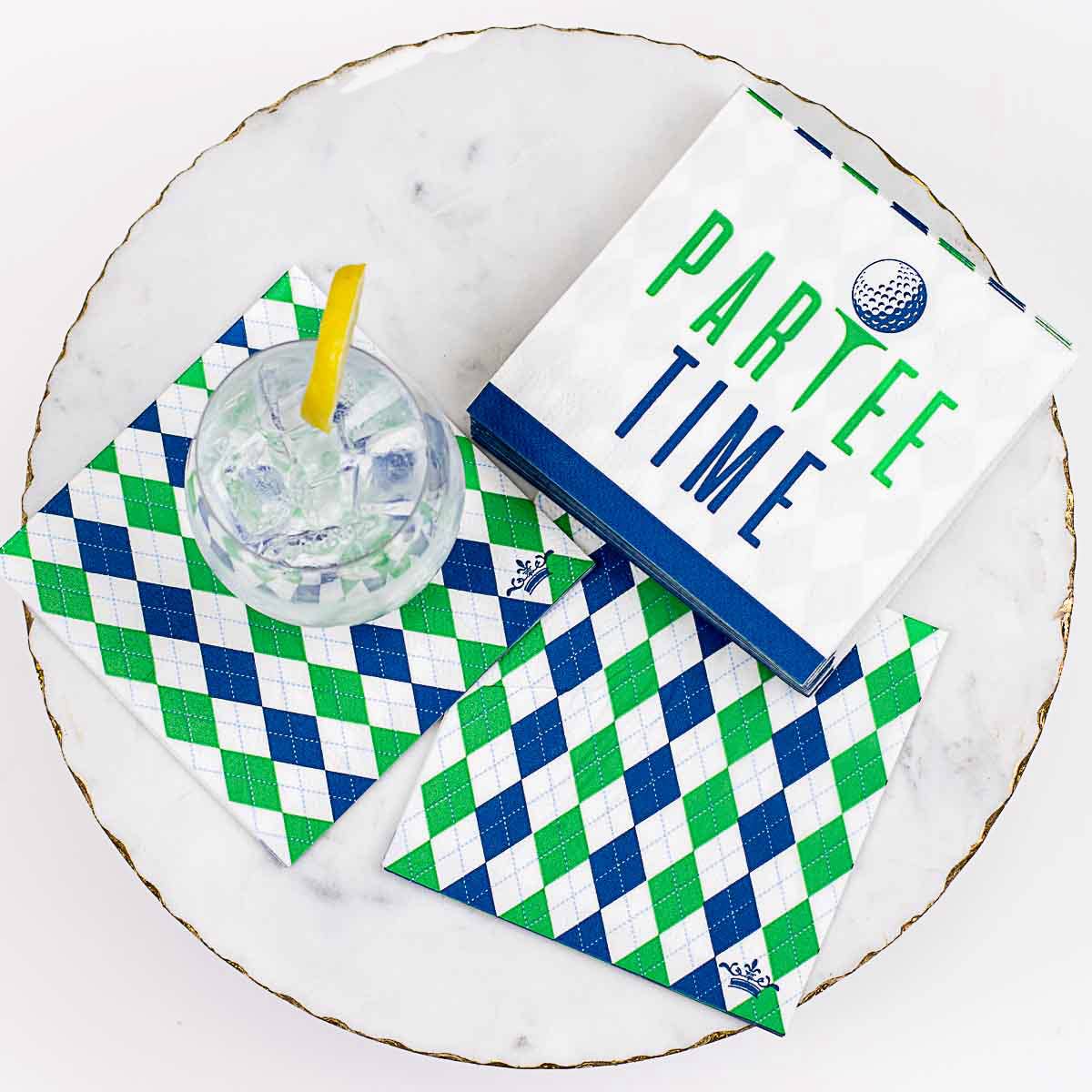 Royal Standard Partee Time Cocktail Napkins 5x5