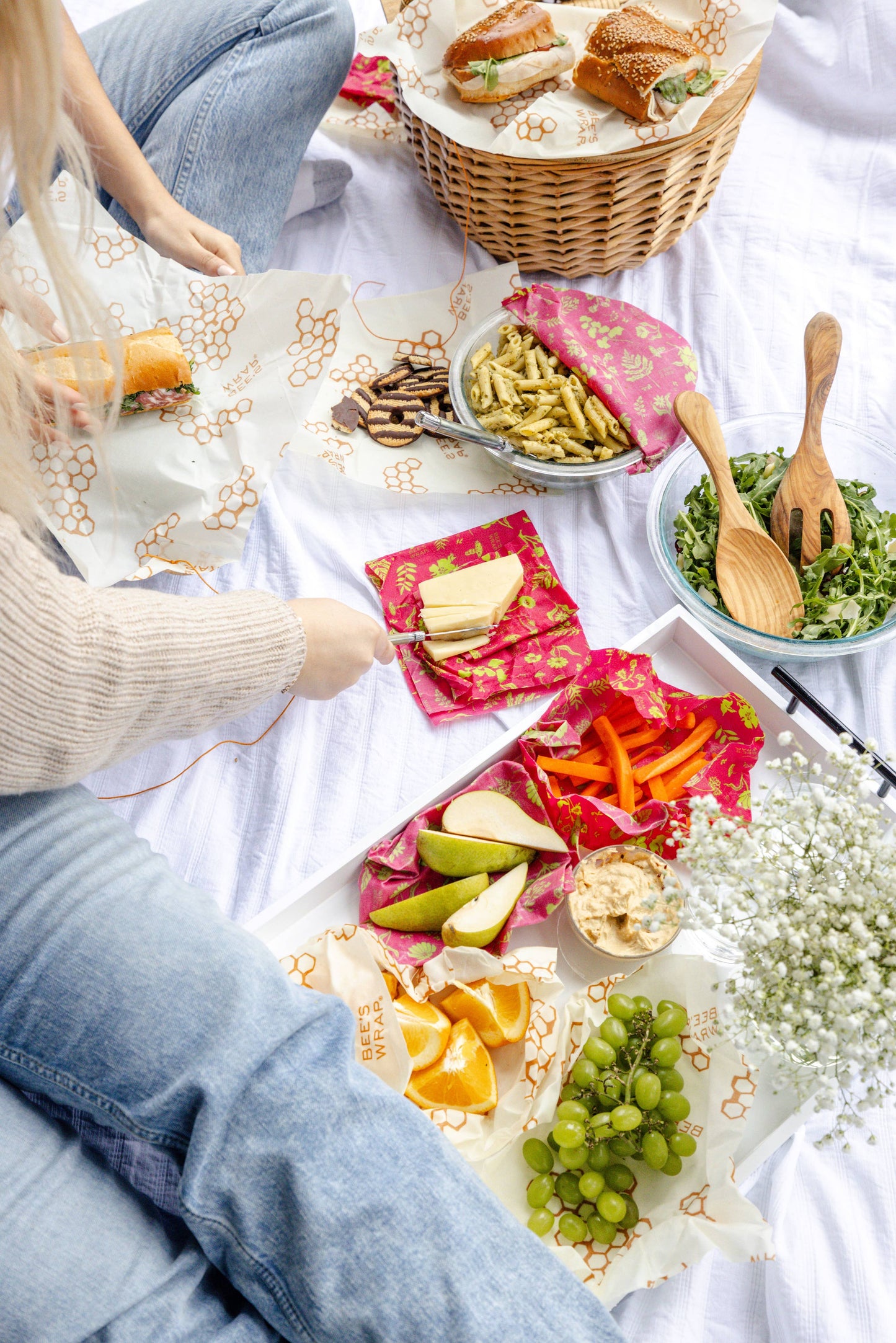 Bee's Wrap® Cut-to-Size Roll - Splendid Spring