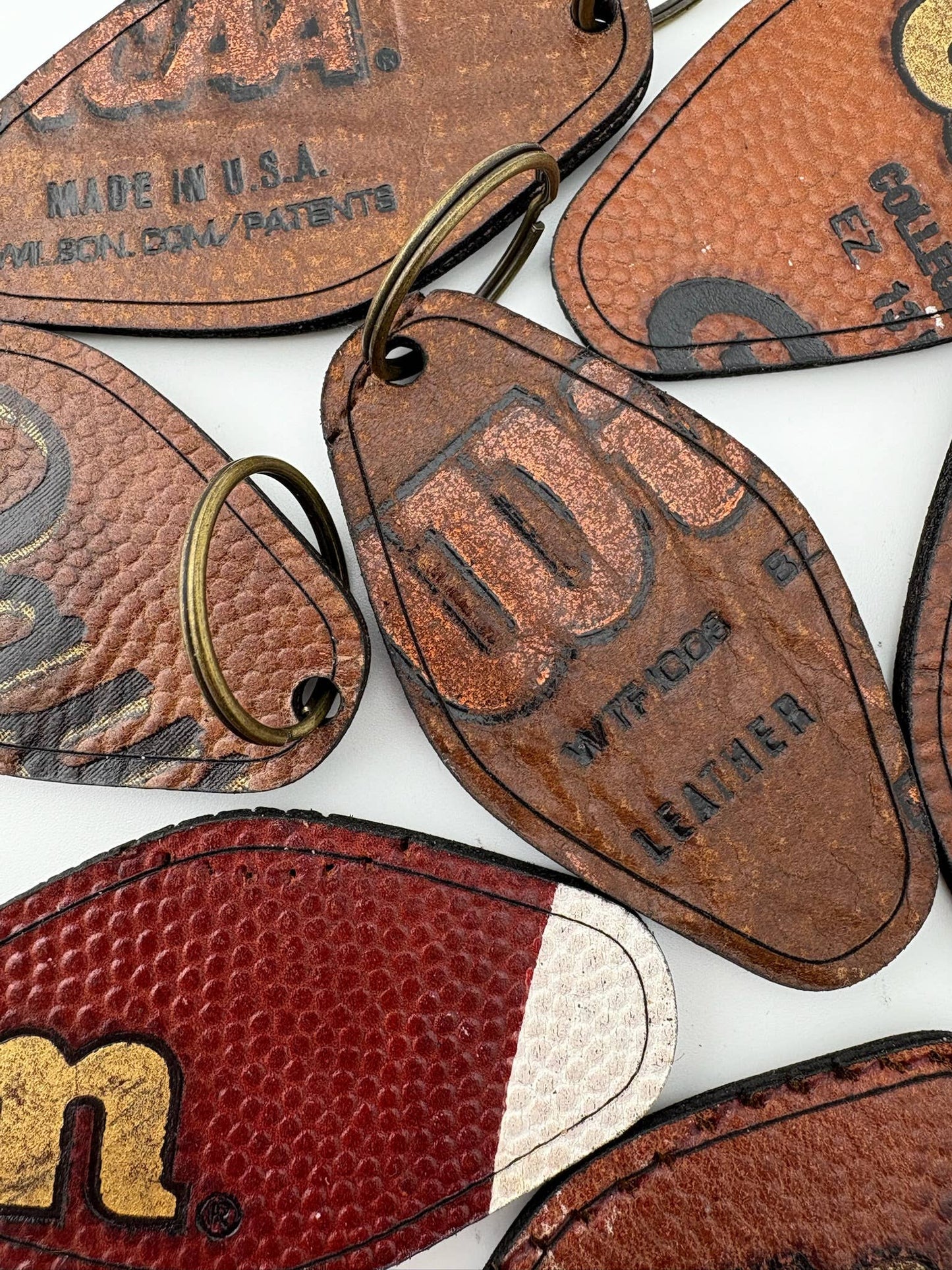 Hide park - Football Leather Keychains | Repurposed Game Ball