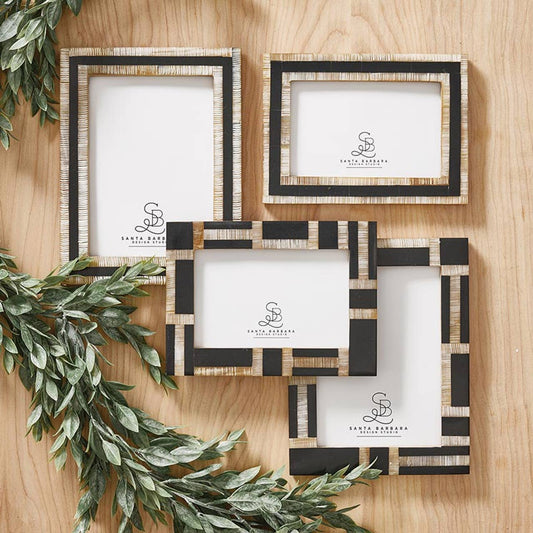 Santa Barbara Horn Photo Frame - 4 x 6