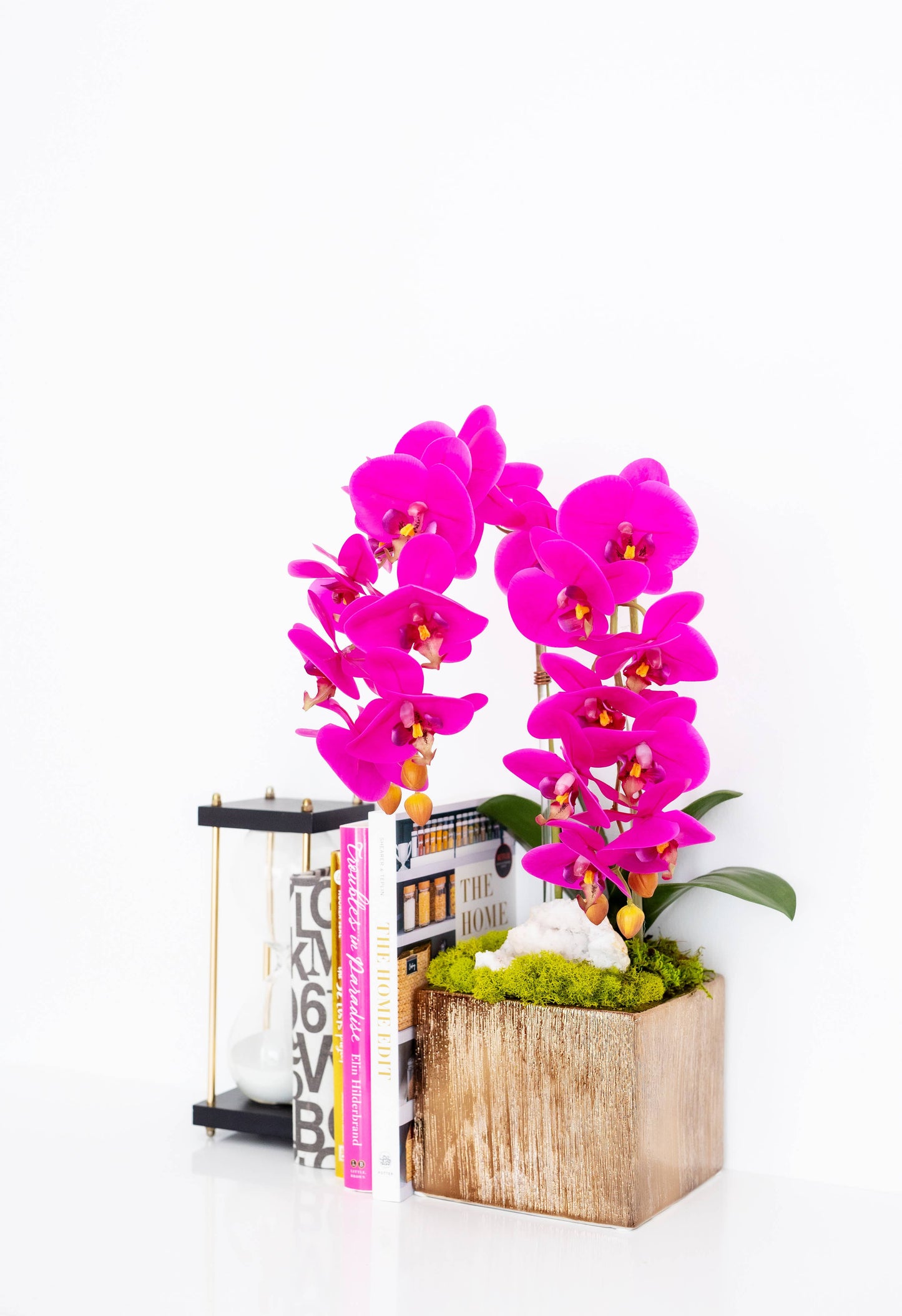 T&C Double Orchid in Gold Square - FU
