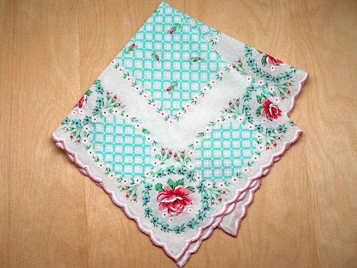 Little Lady Birthday Keepsake Hanky Card